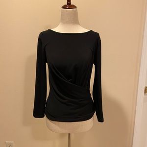 Ann Taylor - XS - black blouse, excellent condition. No flaws